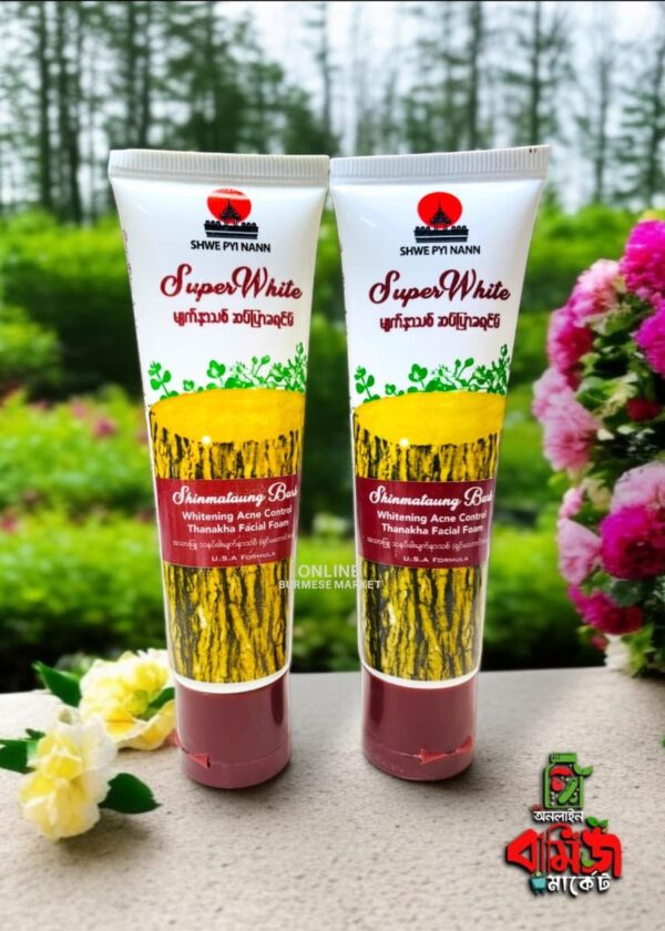 Shwe Pyi Nann Super White Thanakha Face Wash – 20ml - Image 1